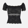 Top in pizzo 2C451A N0990 BLUMARINE 