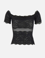 Top in pizzo 2C451A N0990 BLUMARINE 