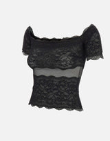 Top in pizzo 2C451A N0990 BLUMARINE 
