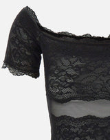 Top in pizzo 2C451A N0990 BLUMARINE 
