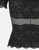 Top in pizzo 2C451A N0990 BLUMARINE 