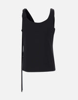 BLUMARINE Top in jersey lucido BLACK Donna 