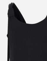 BLUMARINE Top in jersey lucido BLACK Donna 