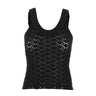 BLUMARINE Top crochet BLACK Donna 