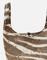 Top in costina a stampa zebra 2T123A M1035 BLUMARINE 