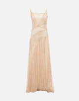 Abito lungo in pizzo 4A456A N0147 BLUMARINE 