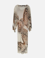 BLUMARINE Abito in maglia devoré MULTICOLOR Donna 