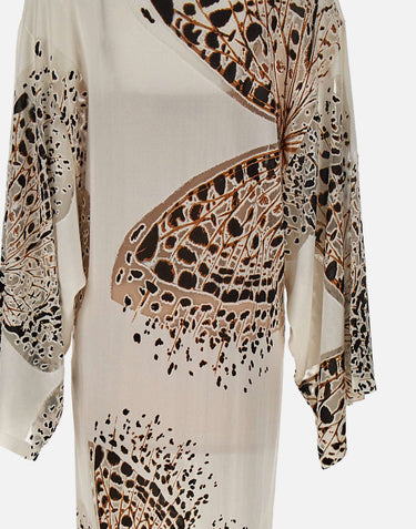 BLUMARINE Abito in maglia devoré MULTICOLOR Donna 