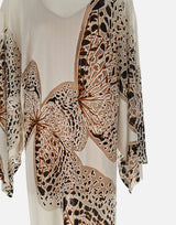 BLUMARINE Abito in maglia devoré MULTICOLOR Donna 