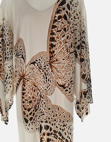 BLUMARINE Abito in maglia devoré MULTICOLOR Donna 