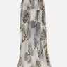 BLUMARINE Gonna in georgette con stampa WHITE Donna 