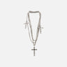 Collana multicatena con croci 4W237B N0993 BLUMARINE 