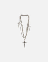 Collana multicatena con croci 4W237B N0993 BLUMARINE 