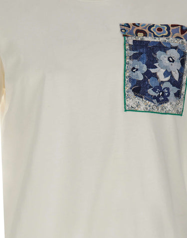 T-shirt "Pocket" POCKET VR0427OFFWHITE BOB 