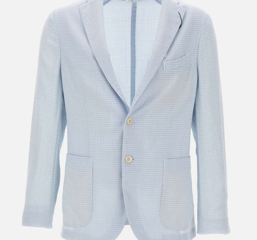 BOGLIOLI Blazer "50 K Jacket" Light Blue Uomo 