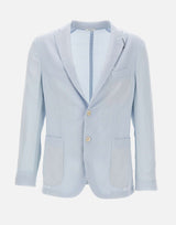 BOGLIOLI Blazer "50 K Jacket" Light Blue Uomo 