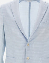 BOGLIOLI Blazer "50 K Jacket" Light Blue Uomo 