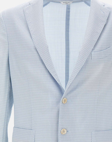 BOGLIOLI Blazer "50 K Jacket" Light Blue Uomo 