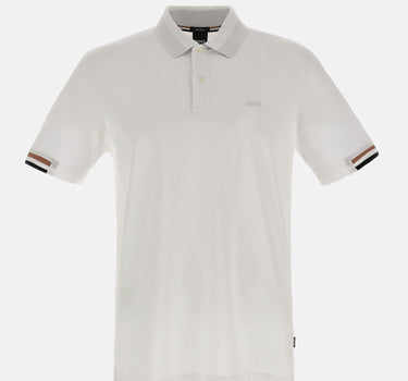 BOSS Polo Boss in cotone WHITE Uomo 