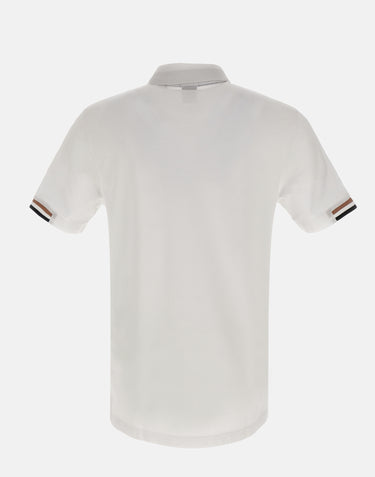 BOSS Polo Boss in cotone WHITE Uomo 