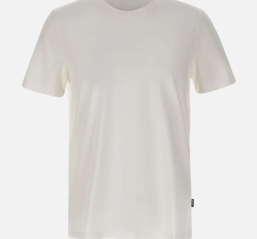 BOSS T-shirt slim fit in cotone mercerizzato WHITE Uomo 