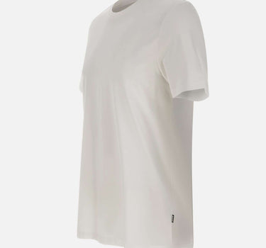 BOSS T-shirt slim fit in cotone mercerizzato WHITE Uomo 