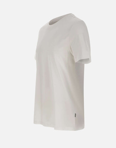 BOSS T-shirt slim fit in cotone mercerizzato WHITE Uomo 