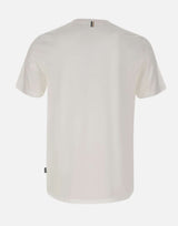 BOSS T-shirt slim fit in cotone mercerizzato WHITE Uomo 