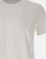 BOSS T-shirt slim fit in cotone mercerizzato WHITE Uomo 