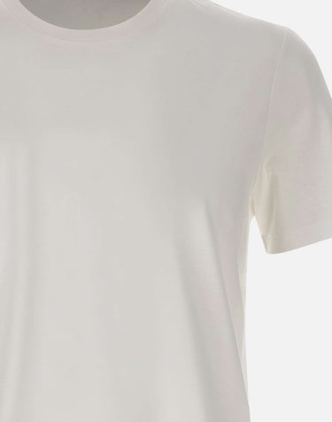 BOSS T-shirt slim fit in cotone mercerizzato WHITE Uomo 