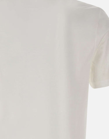 BOSS T-shirt slim fit in cotone mercerizzato WHITE Uomo 