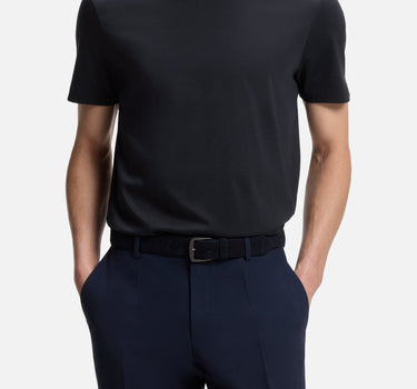 BOSS T-shirt slim fit in cotone mercerizzato BLUE Uomo 