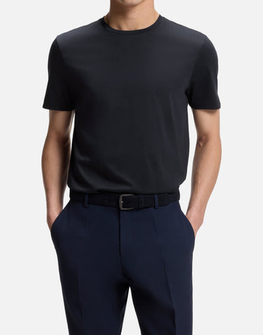 BOSS T-shirt slim fit in cotone mercerizzato BLUE Uomo 