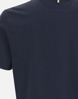 BOSS T-shirt slim fit in cotone mercerizzato BLUE Uomo 