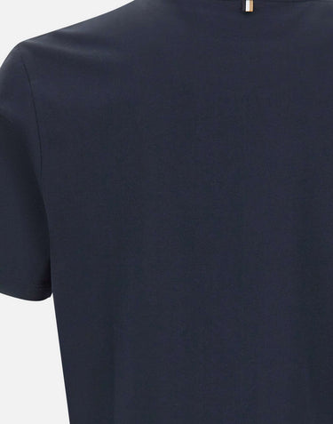BOSS T-shirt slim fit in cotone mercerizzato BLUE Uomo 