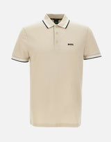 BOSS Polo "Paddy" BEIGE Uomo 