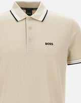 BOSS Polo "Paddy" BEIGE Uomo 