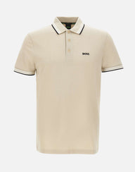 BOSS Polo "Paddy" BEIGE Uomo 