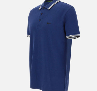 BOSS Polo "Paddy" BLUE Uomo 