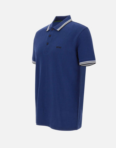 BOSS Polo "Paddy" BLUE Uomo 