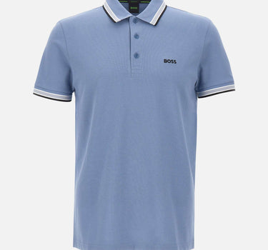 BOSS Polo "Paddy" Light Blue Uomo 