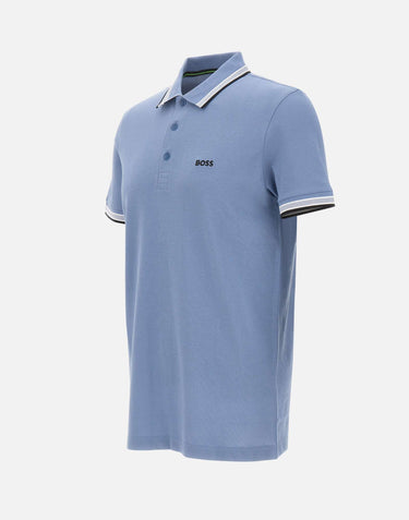 BOSS Polo "Paddy" Light Blue Uomo 