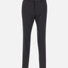 BOSS Pantaloni slim fit in serge di lana vergine BLACK Uomo 