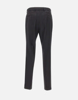 BOSS Pantaloni slim fit in serge di lana vergine BLACK Uomo 