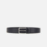 BOSS Cintura in pelle liscia con fibbia ad ardiglione BLUE Uomo 