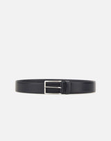 BOSS Cintura in pelle liscia con fibbia ad ardiglione BLUE Uomo 