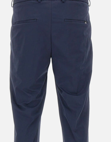 BOSS Pantaloni slim fit in jersey elasticizzato BLUE Uomo 