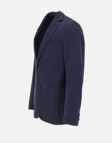 BOSS Blazer slim fit in jersey elasticizzato ad alte prestazioni BLUE Uomo 