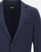 BOSS Blazer slim fit in jersey elasticizzato ad alte prestazioni BLUE Uomo 