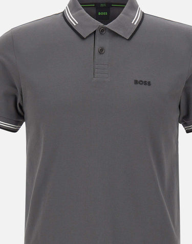 BOSS Polo "Paul" GREY Uomo 